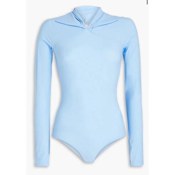 MM6 Maison Margiela Scarf Neck Bodysuit Size S New with Tags - Picture 3 of 12